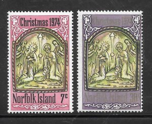 Norfolk Island #179-80 MH Set of 2 Singles (my1)