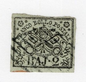 Roman States  -  Sc# 3 Used        /        Lot 1225068