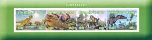 Dinosaurs Stamps 2017 MNH Prehistoric Animals 4v M/S II