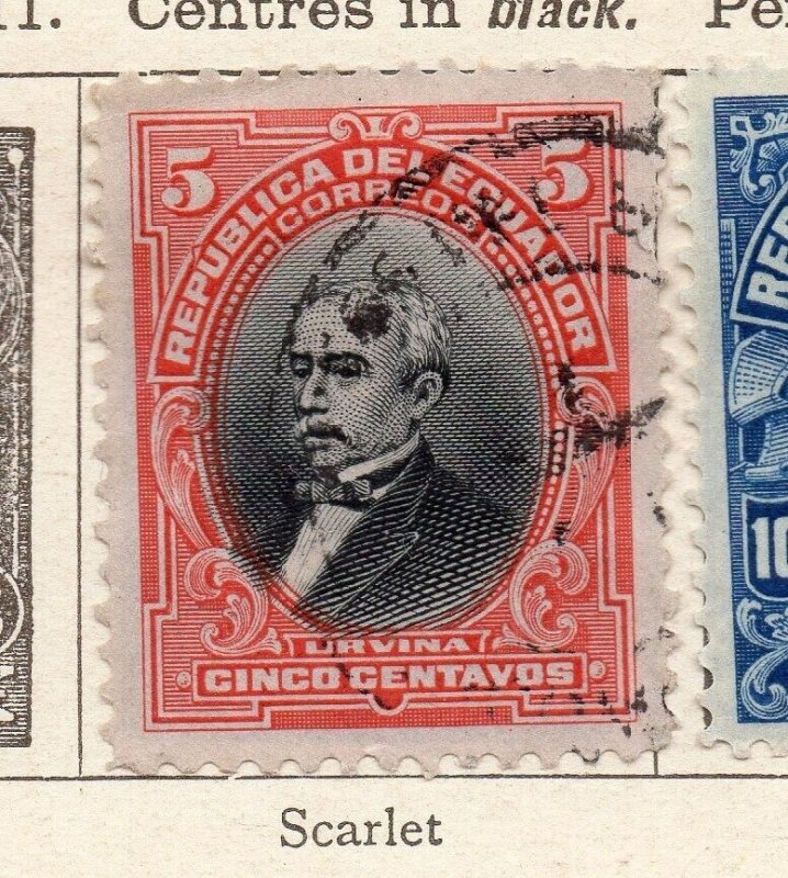 Ecuador 1911 Early Issue Fine Used 5c. NW-114030