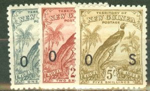 IW: New Guinea O12-22 mint CV $269; scan shows only a few