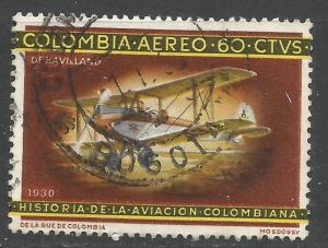 COLOMBIA C475 VFU AIRPLANE A1256-1