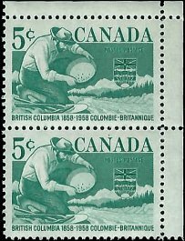 CANADA   #377 MNH PAIR (5)