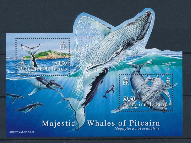 [35265] Pitcairn Islands 2006 Marine Life Whales MNH Sheet