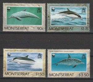 MONTSERRAT 1990 WWF SG 833/6 MNH