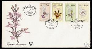 South Africa - Venda 48-51 on FDC - Flowers, Orchids