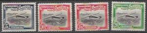 Mozambique Company  #C1-4 Airplanes. Mint - no glue  Airmail set of 4