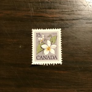 CANADA Scott 787 Used - 15¢ Canadian Violet (3a) -(Jumbo Selvage) - Superb