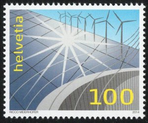 SWITZERLAND Sc. 1521 Renewable Energy 2014 MNH