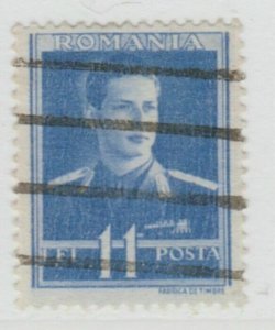 Romania King Michael 1943-45 Wmk Cross and Mult Crown 11L Used A18P26F733-