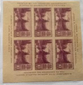 United States, 770, 3c Mt. Rainer Imperf S/S, **NGAI**