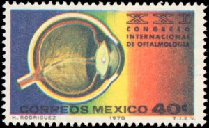 Mexico #1026, Complete Set, 1970, Medical, Never Hinged