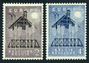 Belgium 512-513,MNH.Michel 1070-1071. EUROPE CEPT-1957.United Europe.