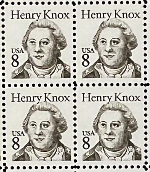 1851 Henry Knox, General Great American Series MNH 8 c Sheet of 100 1985