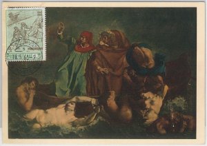 51585 - VATICAN - POSTAL HISTORY - MAXIMUM CARD - 1965 LITERATURE: DANTE-