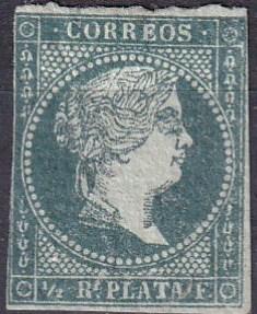 Cuba #1 F-VF Used CV $6.00 (A19257)