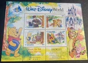 CANADA # 1621b--USED--DISNEY--SOUVENIR SHEET--1996(LOTB)