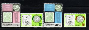 GUYANA #197-200  1974  UPU  MINT  VF NH  O.G  a