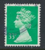 GB QE II Machin - SG X984   Used  Darker Shade 33p  Harrison phosphorised paper