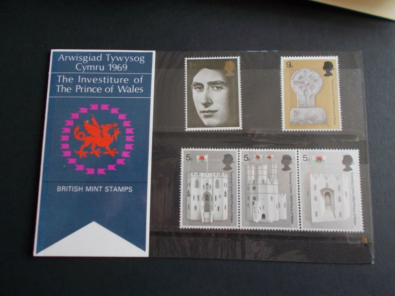 GB QEII 1969 Investiture Presentation Pack in Original Cellophane Superb M/N/H