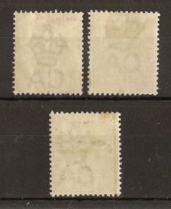 Northern Nigeria 1900 1d, 2.5d + 6d Cat£48