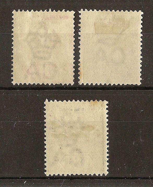 Northern Nigeria 1900 1d, 2.5d + 6d Cat£48