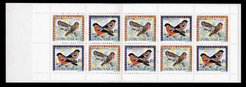 Faroe Islands 314a Booklet MNH Birds