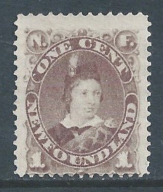 Newfoundland #42 Mint No Gum 1c Edward VII Gray Brown