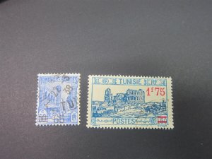 French Tunisia 1938 Sc 145-46 set FU