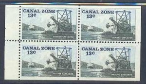 Canal Zone MNH sc# 163a Booklet Pane Ship