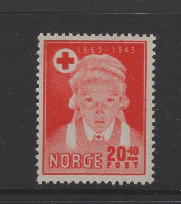 Norway #B42  (1945 Red Cross issue) VFMNH CV $1.00