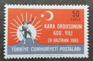 *FREE SHIP Turkey Turkish Army 1963 War Soldier (stamp) MNH