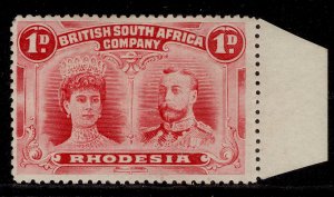RHODESIA GV SG123, 1d bright carmine, M MINT. Cat £40.