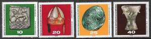 EAST GERMANY DDR 1970 Treasures From Halle Museum Set Sc 1184-1187 MNH