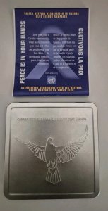 Canada 1999 Official Millennium Keepsake in metal box, #1812i ,1813i & 1814i