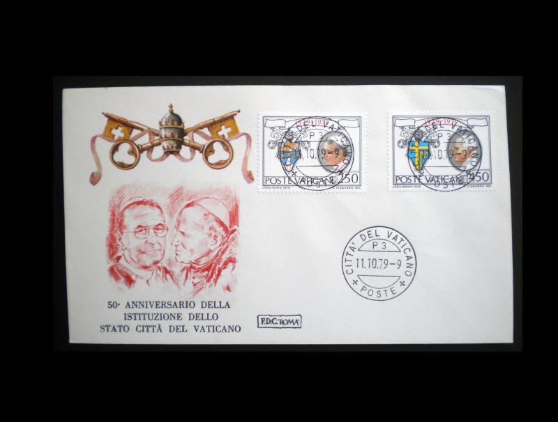 VATICAN CITY FDC. SCOTT # 662-663. SERIE A -196. ITEM:001025