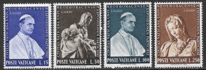 VATICAN CITY 1964 NY WORLD'S FAIR Set Sc 383-386 MNH