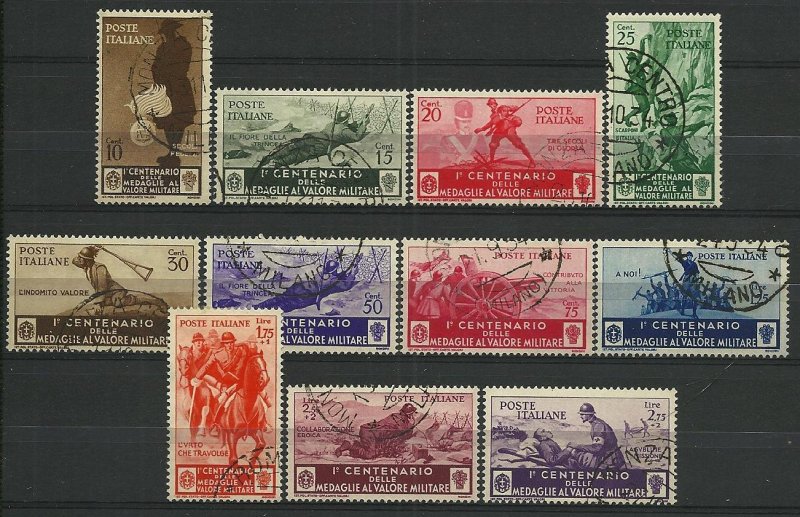 Italy # 331-41, Used.
