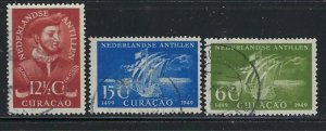 Netherlands Antilles 203-05 Used 1949 set (fe3613)