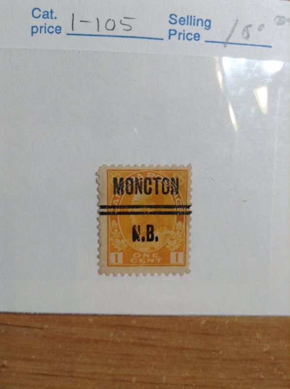 Canada   #  1-105  Moncton