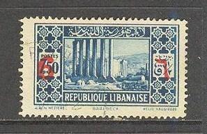 LEBANON Sc# 147 USED FVF Ruins of Sun Temple Baalbek 