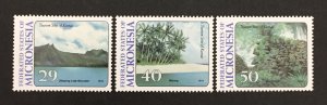 Micronesia 1994 #187-9 , Tourist Attractions, MNH.