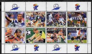 KARAKALPAKIA - 1998 - Football, France '98 - Perf 8v Sheet - Mint Never ...