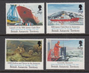 British Antarctic Territory 188-191 Ships MNH VF