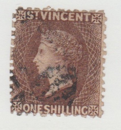 St. Vincent Scott #10 Stamp - Used Single - XYZ