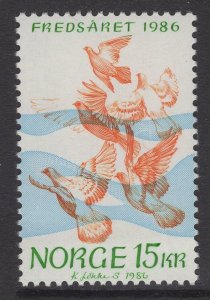 NORWAY SG992 1986 INTERNATIONAL PEACE YEAR MNH