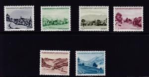 Liechtenstein  1944 Castles & Landscapes Complete (14)  VF/NH(**)