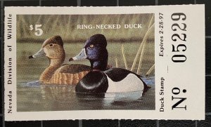 US Stamps-SC# Nevada  #18 - Duck Stamp With Tab  - MNH - CV $20.00