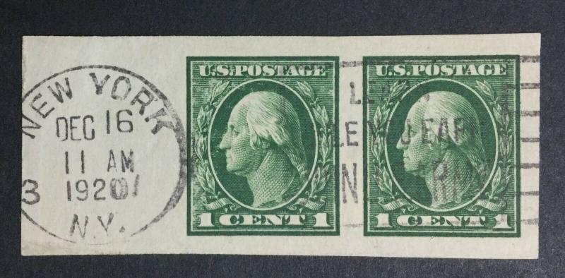 MOMEN: US #481 PAIR USED SUPERB #24647