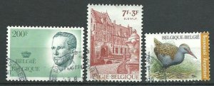 Belgium (3)   used   VF  PD